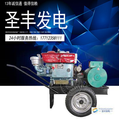 扬州发电机工厂批发 15KW柴油发电机组 发电机组 全铜 S195