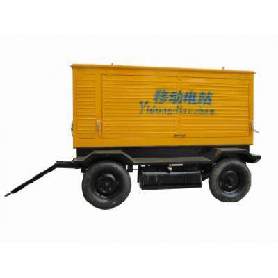 扬州移动拖车200KW 柴油发电机组无动200KW