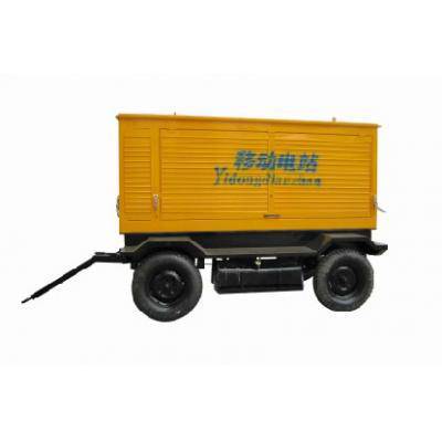移动拖车300KW柴油发电机组 昆山康沃300KW发电机组